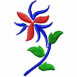 Flowers And Tree Embroidery Design 6 Flowers And Tree Embroidery Design 6